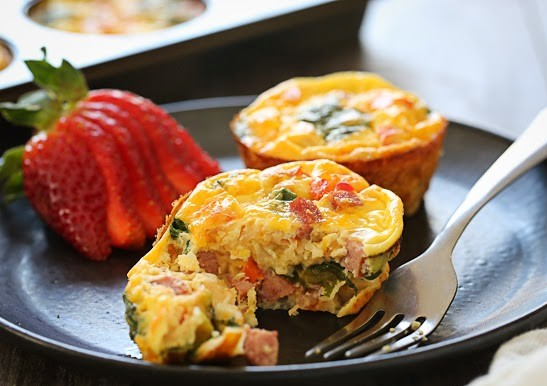 Petite Crustless Quiche